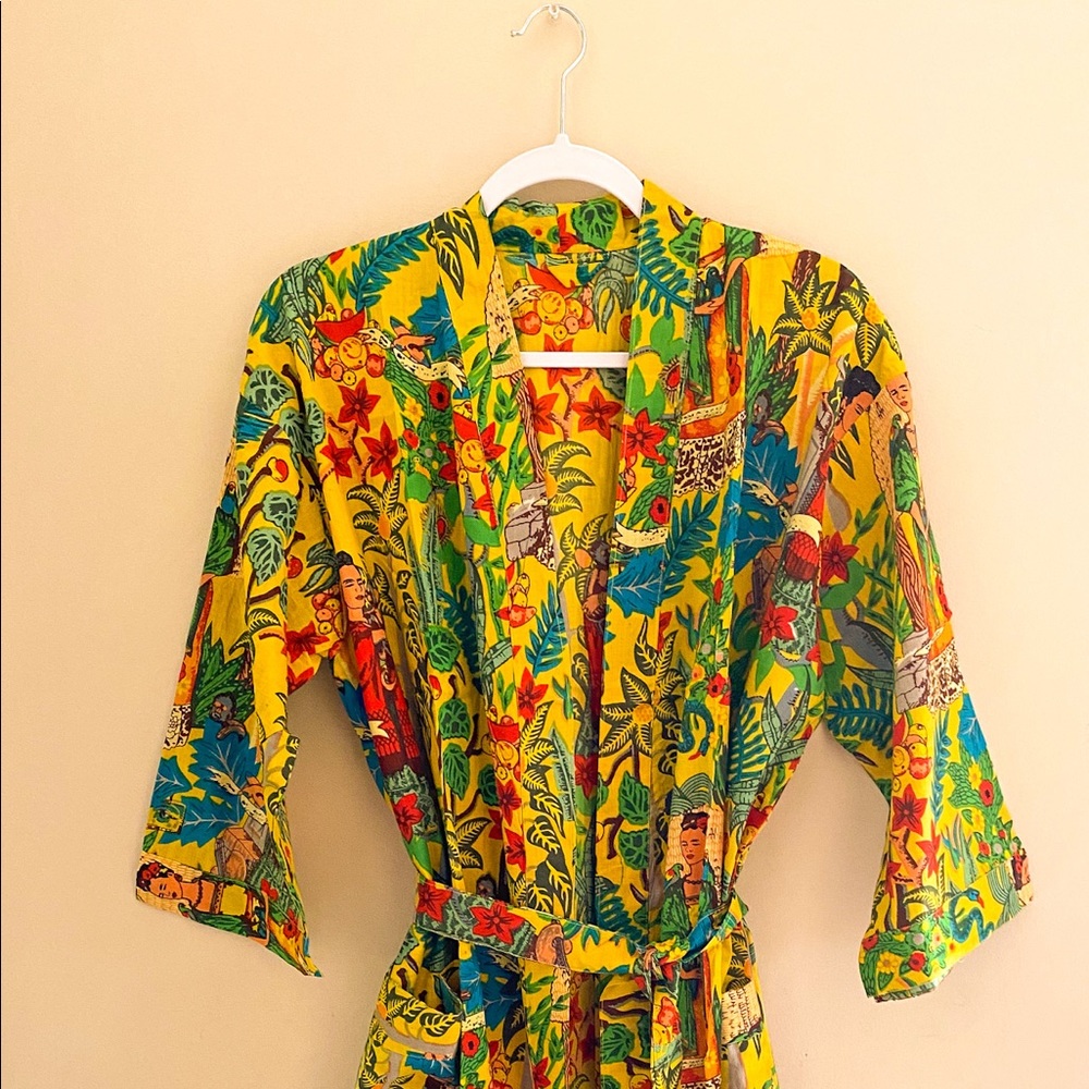 Beautiful vibrant kimono